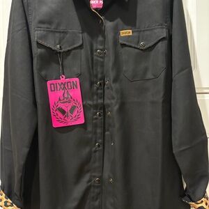 Dixon Black Button-Up Shirt